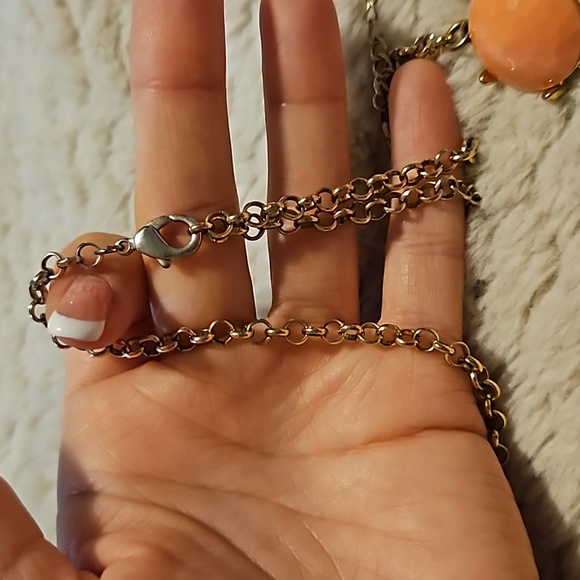 #0087 Peach necklace - Picture 4 of 5